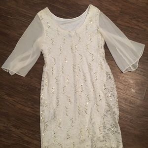 Fancy lace white dress ✨ ✨ ❤️👍🏽